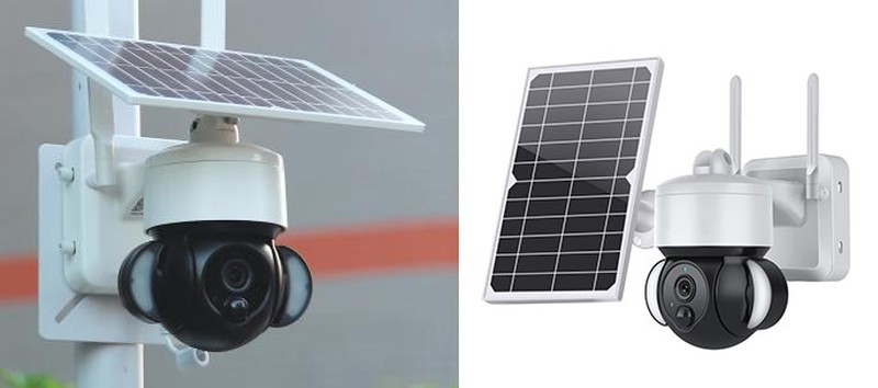 Solar Powered Floodlight Security Camera